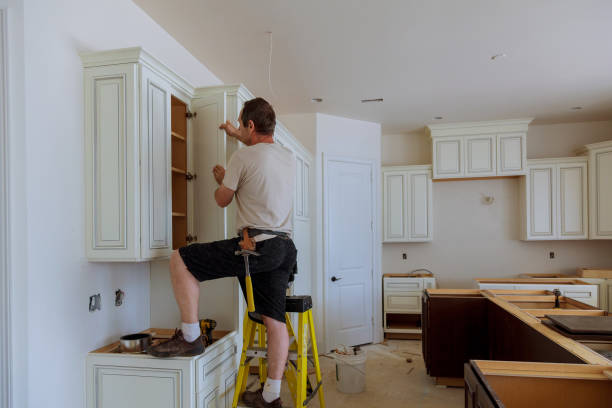 Open concept kitchen conversion in Montrose by JMT Kitchen Cabinet
